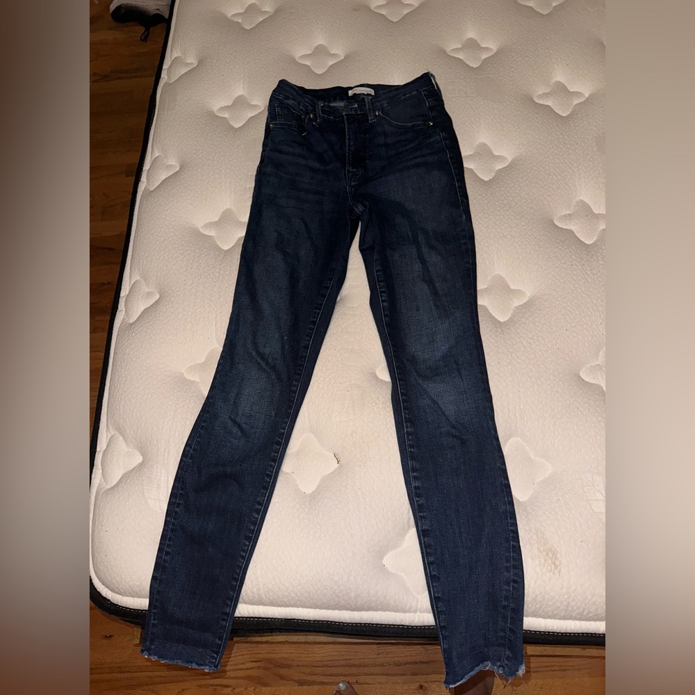 Size 0 good American skinny jeans